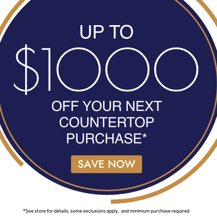 Up to $1000 off your next countertop purchase | Stonemeyer Granite